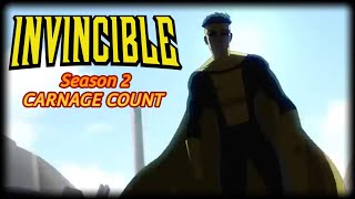 Invincible Season 2 Carnage Count [upl. by Ullman]