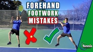 Fix Your Forehand Footwork FAST  TENNIS FOREHAND [upl. by Rafaelita]