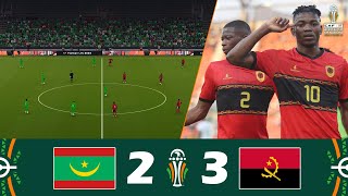 Mauritanie contre Angola 23  Coupe dAfrique des Nations 2023  Résumé du Match [upl. by Eckardt632]