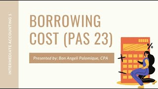 IA1 Borrowing cost [upl. by Oguh395]