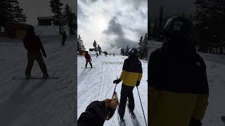 The ski season is back skitok snowboarding skiing skiiing ski snowboard snow snowski [upl. by Orvil]