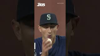 Fan ejected after hitting Mariners pitcher with ball [upl. by Novyaj681]