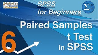 06 Paired Samples tTests in SPSS – SPSS for Beginners [upl. by Jolee]