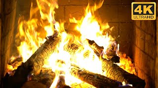 4K Fireplace Screensaver for TV 🔥 Cozy Fireplace amp Crackling Fire Sounds 10 Hours with Burning Logs [upl. by Panaggio]