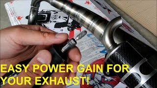 FREE EXHAUST MOD  Derestrict amp Unlock Free Power Scooter Exhaust FASTER SCOOTER  EPISODE 6 [upl. by Ennael]