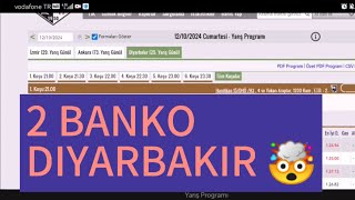 12 Ekim 2024 Cumartesi Diyarbakır at yarışı tahminleri Diyarbakır altılı ganyan tahminleri  2 Banko [upl. by Renmus]