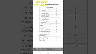 LDC 2024 SYLLABUS [upl. by Kwan]