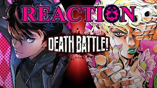 Yves  Jem React to Joker VS Giorno Persona VS JoJos Bizarre Adventure  DEATH BATTLE [upl. by Boylston]