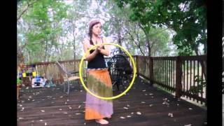 Hooping tutorial  Over the shoulder toss [upl. by Cowey]