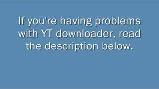 Youtube downloader If youre having problems using YTDL [upl. by Laurena]