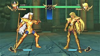 Chrysaor Krishna vs Virgo Shaka Hardest AI  Saint Seiya Soldiers Soul [upl. by Grega]