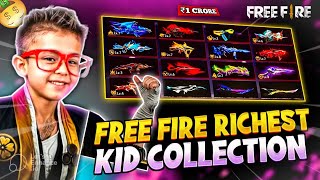 ₹1 Crore Collection💸 12 Years Free Fire Richest Kid ID 😱 [upl. by Estis672]