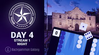 Day 4 Stream 1 P2 2024 Texas Backgammon Championships  Championship Division Main [upl. by Kattie]