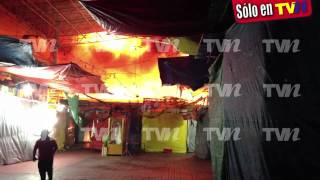 Incendio en mercado de La Merced [upl. by Walczak]