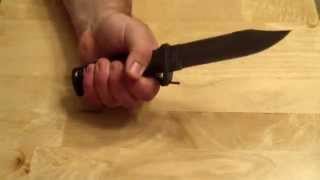 The proper way to use a knife lanyard [upl. by Remy]