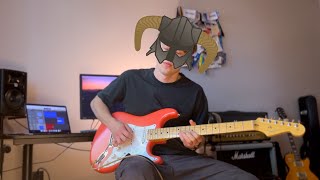 The Dragonborn Comes Skyrim Theme on Guitar [upl. by Hardin]