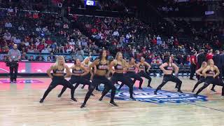 Louisville LadyBirds dance at ACC Tournament vs Florida State [upl. by Morvin]