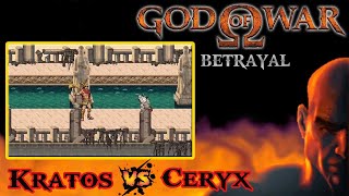 God of War Betrayal  Kratos vs Ceryx [upl. by Anelagna738]