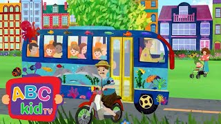 Wheels on the Bus and Vehicles Version  ABC Kid TV Nursery Rhymes amp Kids Songs [upl. by Gilchrist]