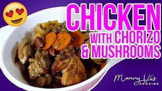 Whats for Lunch Chicken with Chorizo and Mushrooms recipe [upl. by Campagna]