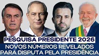 PESQUISA PRESIDENTE NOVOS NÚMEROS PARA ELEIÇÕES EM 2026 [upl. by Cordova638]