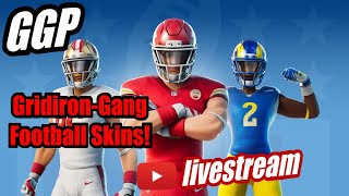 🏈 Neue NFL Football Skins  🏆 GridironGang Football Skins  Wildwest LTM  Fortnite Live [upl. by Brena590]