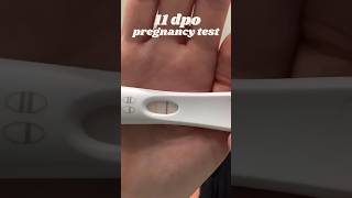 11 DPO Pregnancy Test ttc infertility [upl. by Sonni]