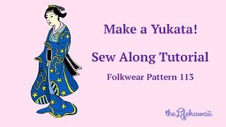 How to Make a Japanese Kimono  How are Kimonos Made the Life kawaii [upl. by Klockau]