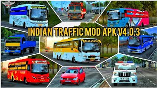 INDIAN TRAFFIC MOD APK v403 download karen bus Simulator lndonesia [upl. by Lled58]