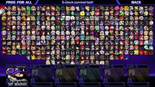 Super Smash Bros Crusade CMC v8 All Characters [upl. by Septima]