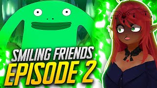 IM MR FROG  Smiling Friends Episode 2 Reaction [upl. by Nnahgem]