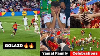 Spain Fans Reactions to Lamine Yamal Wonder Goal vs France [upl. by Ahtilat612]