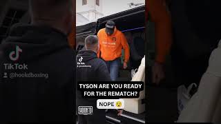 Tyson Fury responds to if hes ready for the rematch 😯 UsykFury2 usyk tysonfury boxing [upl. by Broek192]