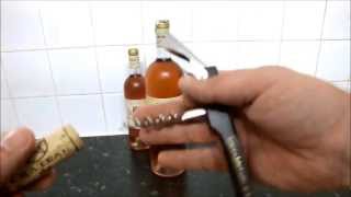 HOW TO OPEN A MAGNUM OF WINE WITH A WAITERS FREIND CORKSCREW [upl. by Cacka]