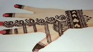 Beautiful mehandi Designverry Stylish Mehandi ki video 🙏🙏🥰👌♥️ [upl. by Wind130]