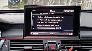 How to update for free Audi MMI Maps  GPS Navigation For almost all Audi Models  step by step [upl. by Utica]