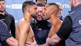 Amir Khan vs Kell Brook • FULL WEIGHIN amp FINAL FACE OFF  Sky Sports Boxing [upl. by Varuag]