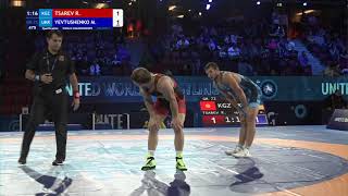 Qual GR  72 kg R TSAREV KGZ v M YEVTUSHENKO UKR [upl. by Nnyrb]