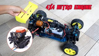 Assembling amp Running HSP NITRO ENGINE Offroad RC Vehicle for TOYAN FSS100A [upl. by Eiramyelhsa]