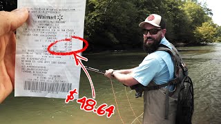 We Bought the CHEAPEST FLY ROD At Walmart—Will It Catch Trout [upl. by Gonick]