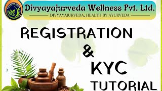 Steps to register a direct seller Id along with its KYC in Divyayajurveda mlmbusinessmlmAyurveda [upl. by Froehlich]