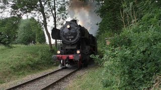 Saisonstart bei der Dampfeisenbahn Weserbergland Stadthagen Rinteln Mit 52 8038 03062018 HD [upl. by Nangatrad837]