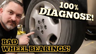 How to 100 diagnose a bad wheel bearing [upl. by Hortensia653]