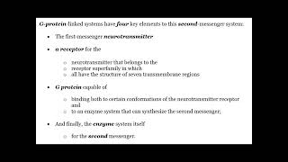 STAHLS  CHEMICAL NEUROTRANSMISSION 6  FORMING A SECOND MESSENGER psychiatrypharmacology [upl. by Marlyn357]