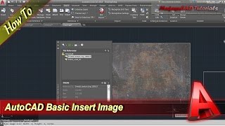 AutoCAD How To Insert Image [upl. by Lorilyn274]