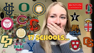 College Decisions Reactions 2024 ivies ucs more [upl. by Ennaitsirk]