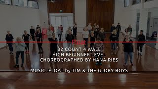 FLOAT  Beginner Line Dance Demo [upl. by Davey]