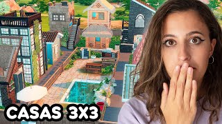 BARRIO de CASAS 3x3 🏡  Parte 1  Construcción Los Sims 4  ESPAÑOL  MoreHarou [upl. by Sauveur]