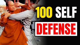 100 Shaolin Kung Fu Self Defense Techniques👊 How To Protect Yourself [upl. by Johansen422]