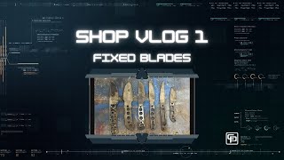 Knife Making  Shop Vlog 1  First Batch of Fixed Blades [upl. by Corron929]